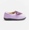 HOS Comfort HETTIE Womens Extra Wide (2E) Touch Fasten Full Slippers Lavender