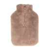 House of Slippers CLARA Faux Fur Hot Water Bottle Cover Grey