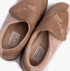 HOS Comfort HETTIE Womens Extra Wide (2E) Touch Fasten Full Slippers Camel