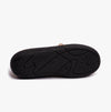 HOS Comfort HETTIE Womens Extra Wide (2E) Touch Fasten Full Slippers Camel