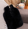 HOS Sheepskin IRIS Sheepskin Hot Water Bottle Black