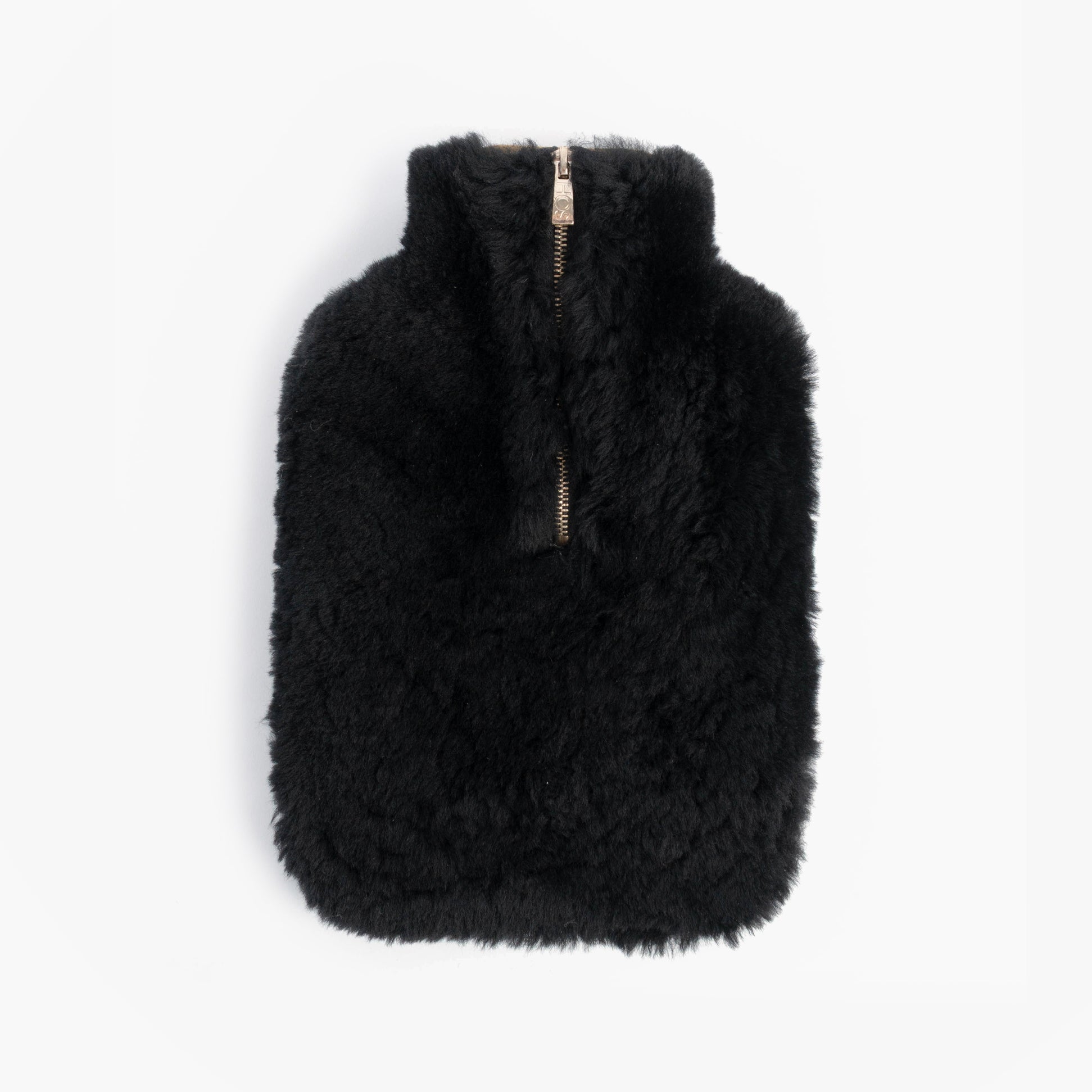 HOS Sheepskin IRIS Sheepskin Hot Water Bottle Black