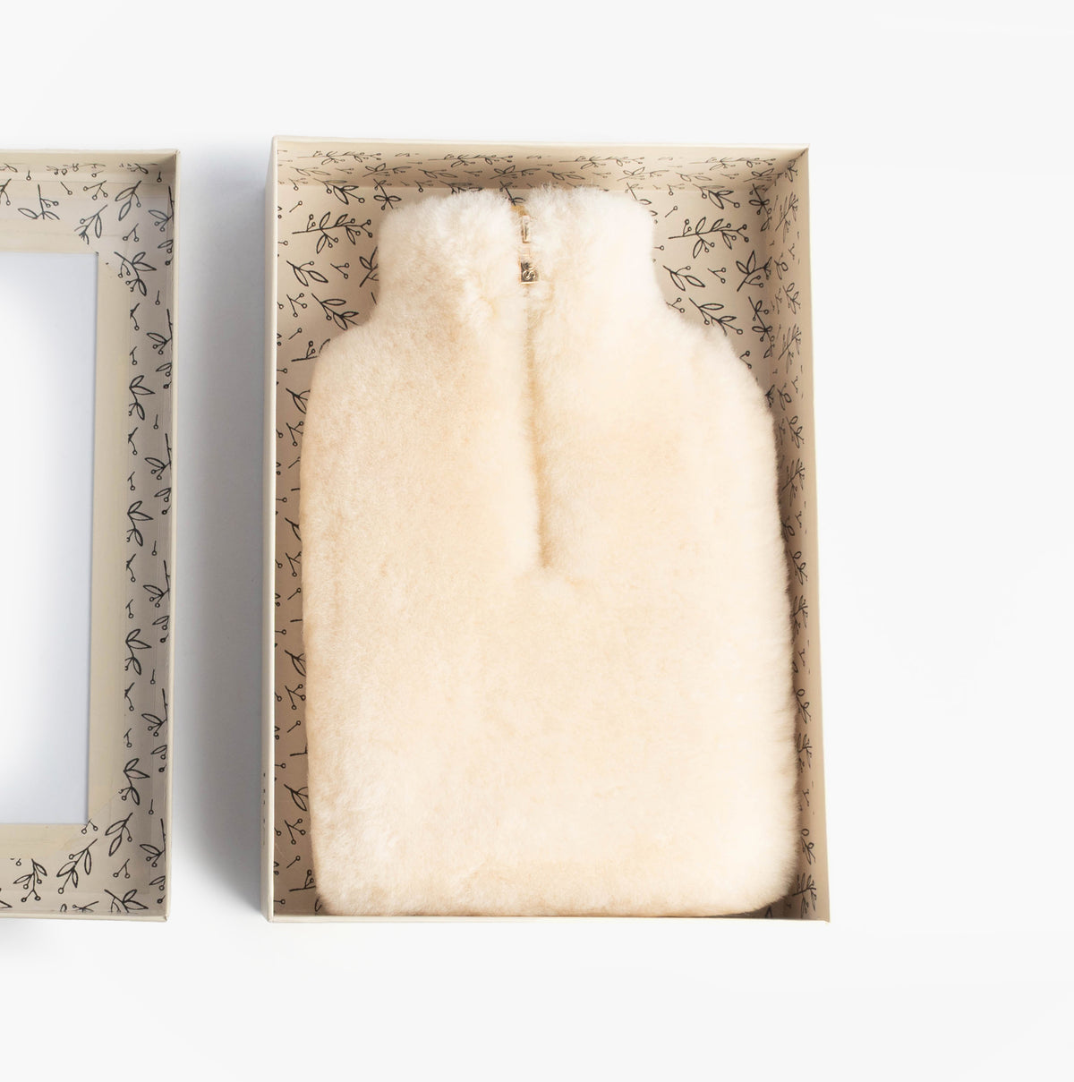 HOS Sheepskin IRIS Sheepskin Hot Water Bottle Cream