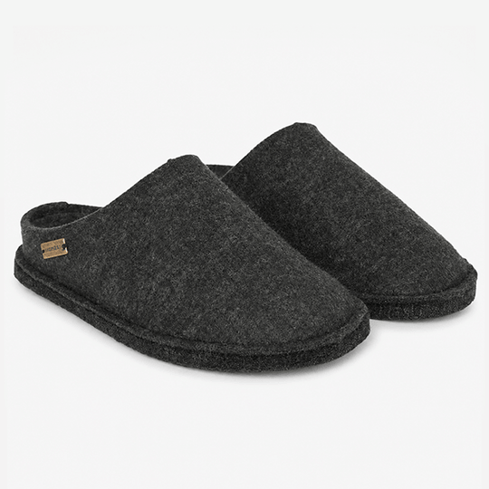 Haflinger SOFT Womens Mules Graphite