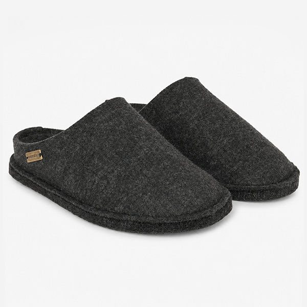 Haflinger SOFT Womens Mules Graphite