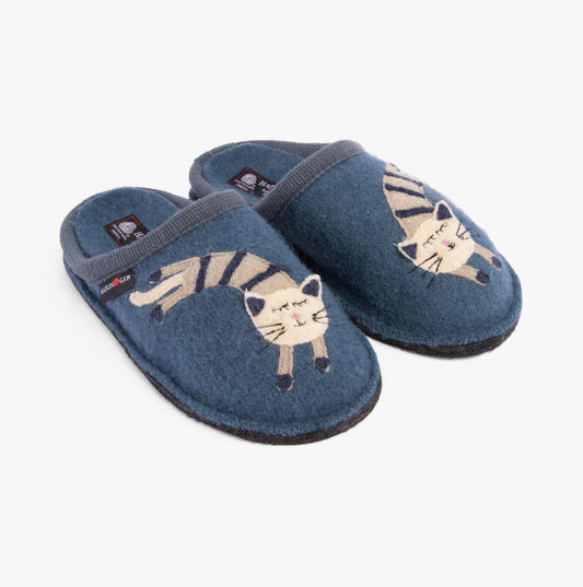 Haflinger CHOUPETTE Womens Slippers Powder Blue