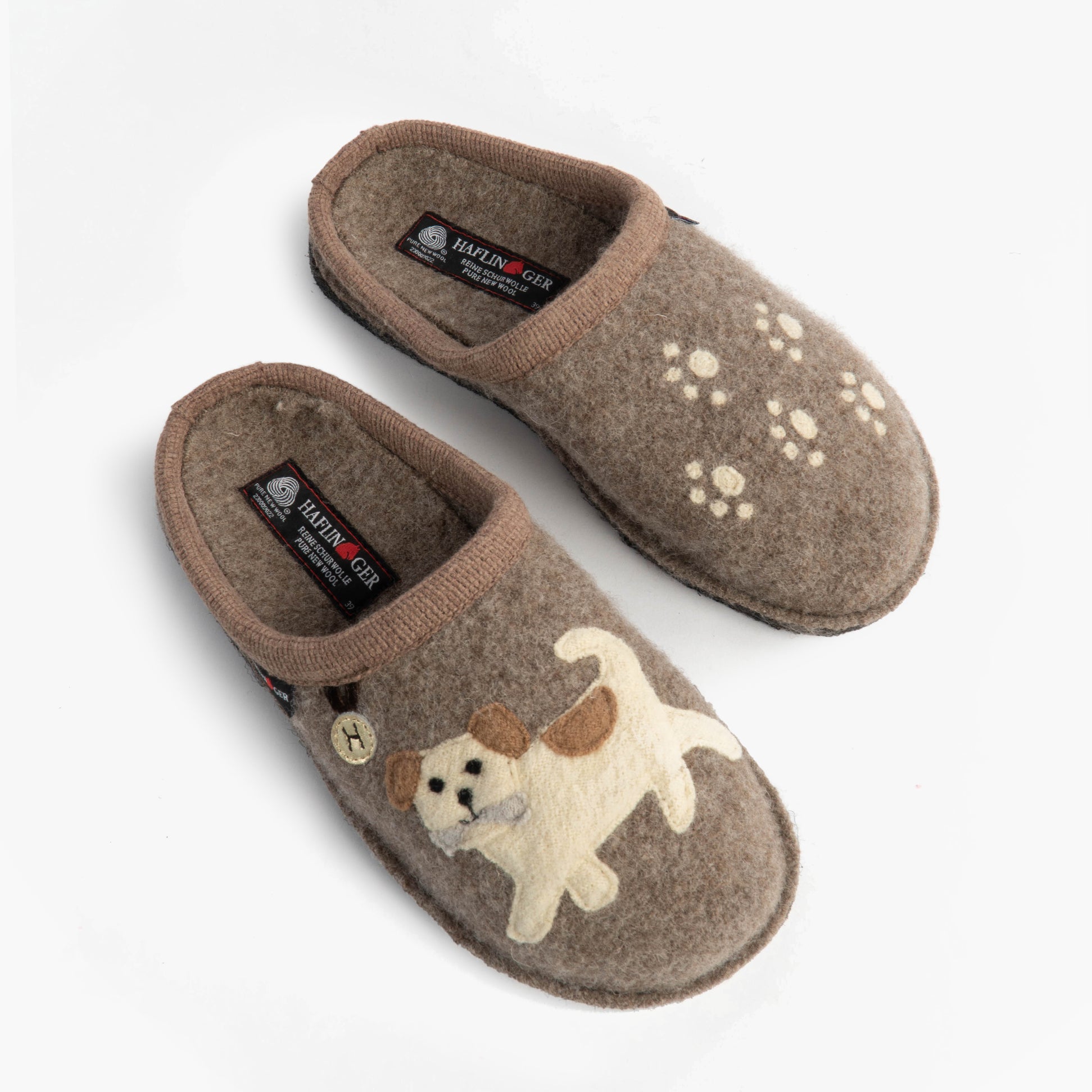 Haflinger FIDO Womens Slippers Beige