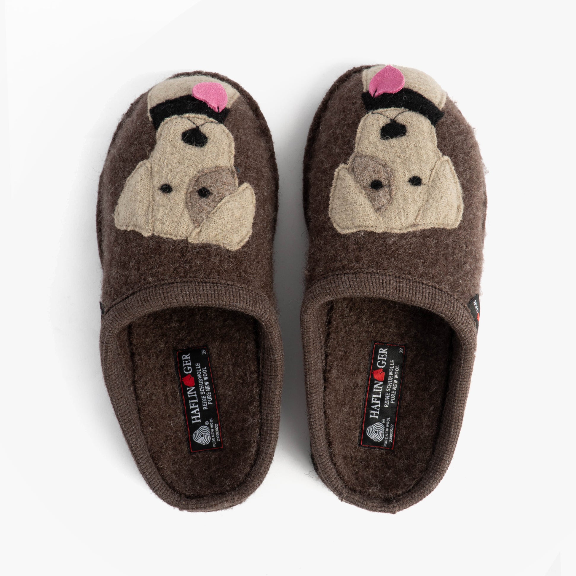 Haflinger RUDI Womens Slippers Brown