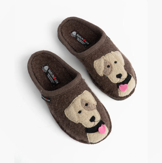 Haflinger RUDI Womens Slippers Brown