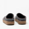 Haflinger FRANZL Womens Wool Clogs Anthracite