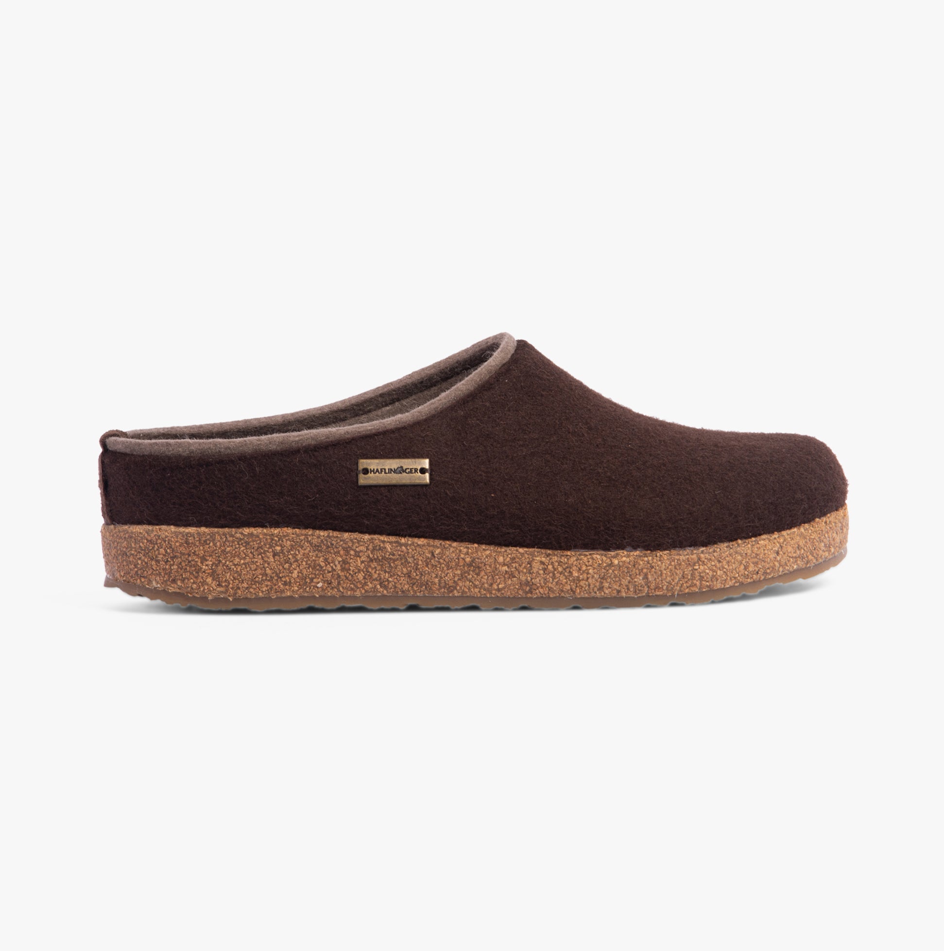 Haflinger KRIS Womens Felt Clogs Espresso