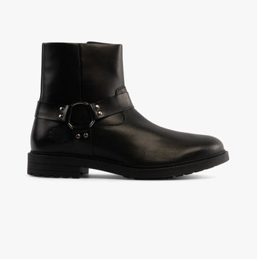 Harley Davidson DURLAND Mens Biker Boots Black