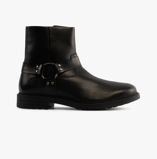 Harley Davidson DURLAND Mens Biker Boots Black
