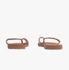 Havaianas SLIM LOGO METALLIC Womens Flip-Flop Sandals Rose Gold