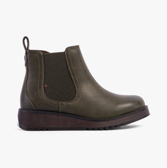 Heavenly Feet NEW ROLO2 Womens Boots Khaki