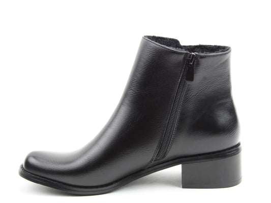 Heavenly Feet LAUREN Womens Ankle Boots Black