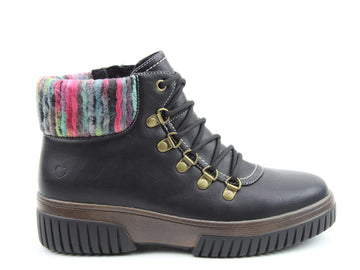 Heavenly Feet CLEMENTINE Womens D-Ring Ankle Boots Black
