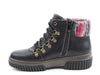 Heavenly Feet CLEMENTINE Womens D-Ring Ankle Boots Black