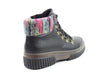 Heavenly Feet CLEMENTINE Womens D-Ring Ankle Boots Black