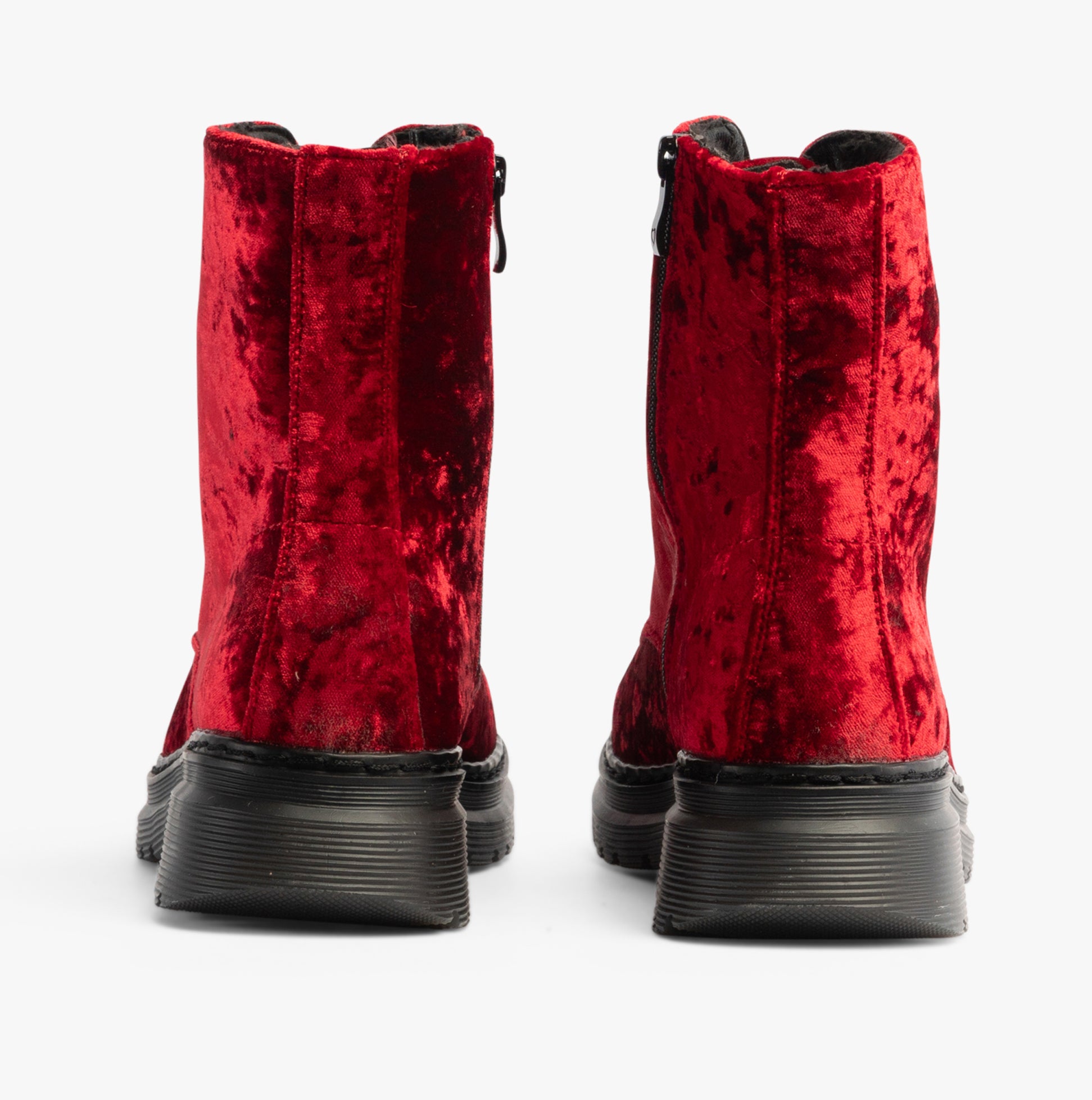 Heavenly Feet EVA Womens Lace Up Boots Scarlett Velour