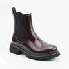 Heavenly Feet ZETA Womens Chelsea Boots Claret Patent