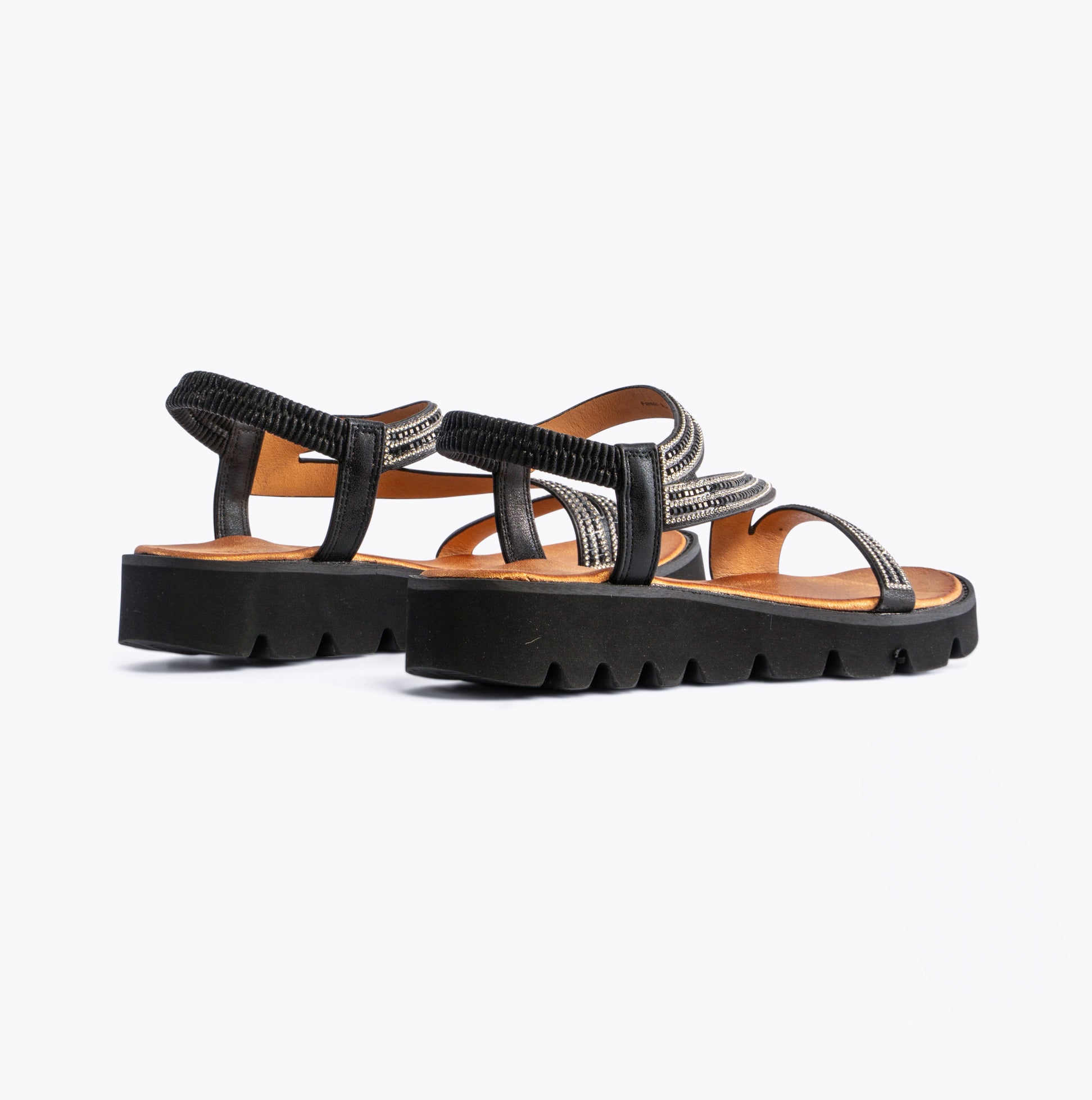 Heavenly Feet FRESCO Womens Sandals Black