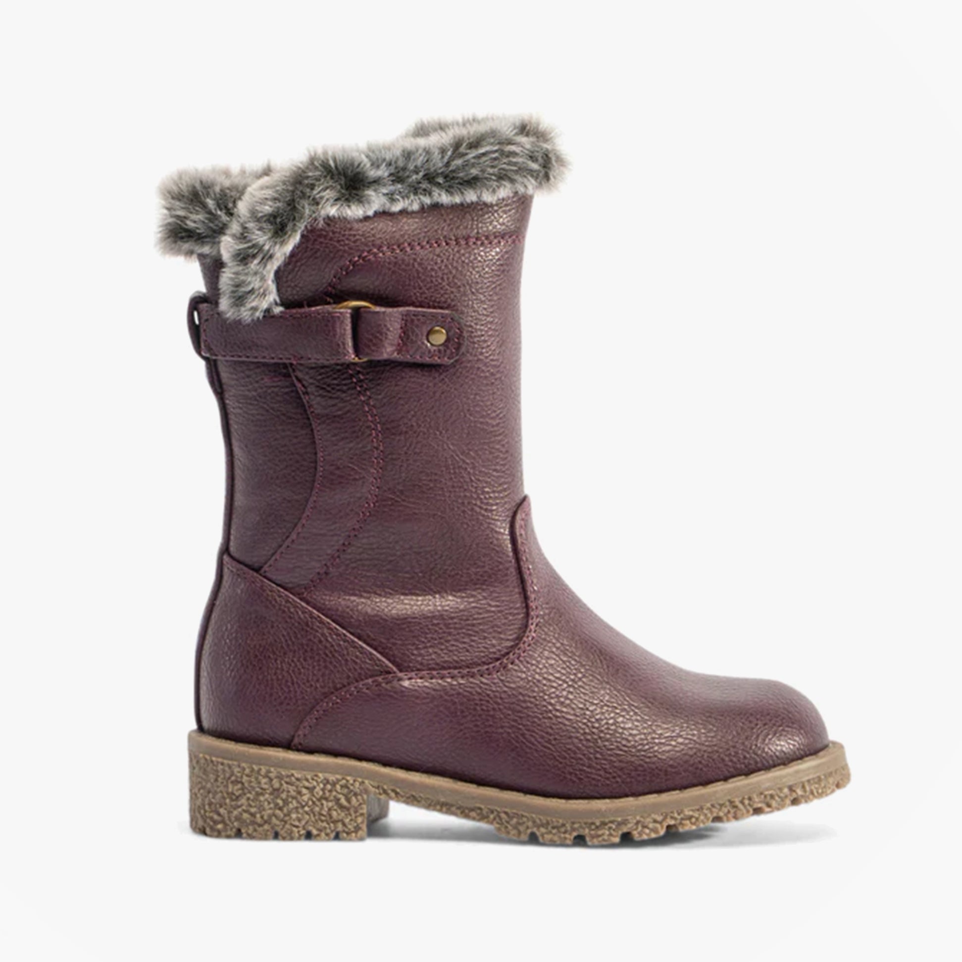 Heavenly Feet CHARLOTTE Girls Calf Boots Purple