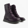 Heavenly Feet MARTINA4 Womens Ankle Boots Purple