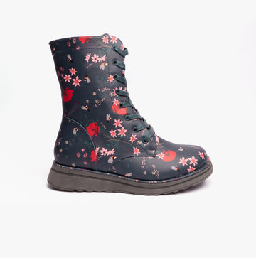 Heavenly Feet MARTINA4 PRINT Womens Ankle Boots Ocean