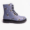 Heavenly Feet JUSTINA2 BEE PRINT Womens Ankle Boots Denim