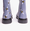 Heavenly Feet JUSTINA2 BEE PRINT Womens Ankle Boots Denim