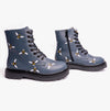 Heavenly Feet JUSTINA2 BEE PRINT Womens Ankle Boots Dark Ocean