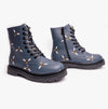 Heavenly Feet JUSTINA2 BEE PRINT Womens Ankle Boots Dark Ocean