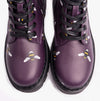 Heavenly Feet JUSTINA2 BEE PRINT Womens Ankle Boots Purple