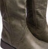 Heavenly Feet ROBYN4 Womens Tall Boots Khaki