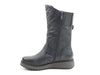 Heavenly Feet HANNAH4 Womens Mid Calf Boots Navy