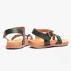 Heavenly Feet PALMA Womens Crossover Sandals Forest