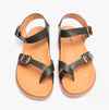Heavenly Feet PALMA Womens Crossover Sandals Forest