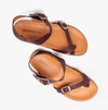 Heavenly Feet PALMA Womens Crossover Sandals Purple