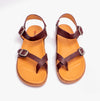 Heavenly Feet PALMA Womens Crossover Sandals Purple