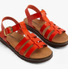 Heavenly Feet SALTWATER Womens Sandals Orange