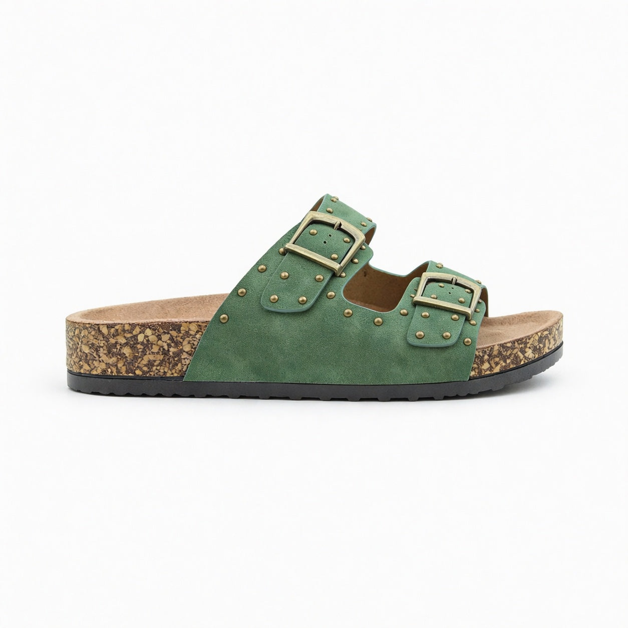 Heavenly Feet POLLY Womens Mules Sandals Forest