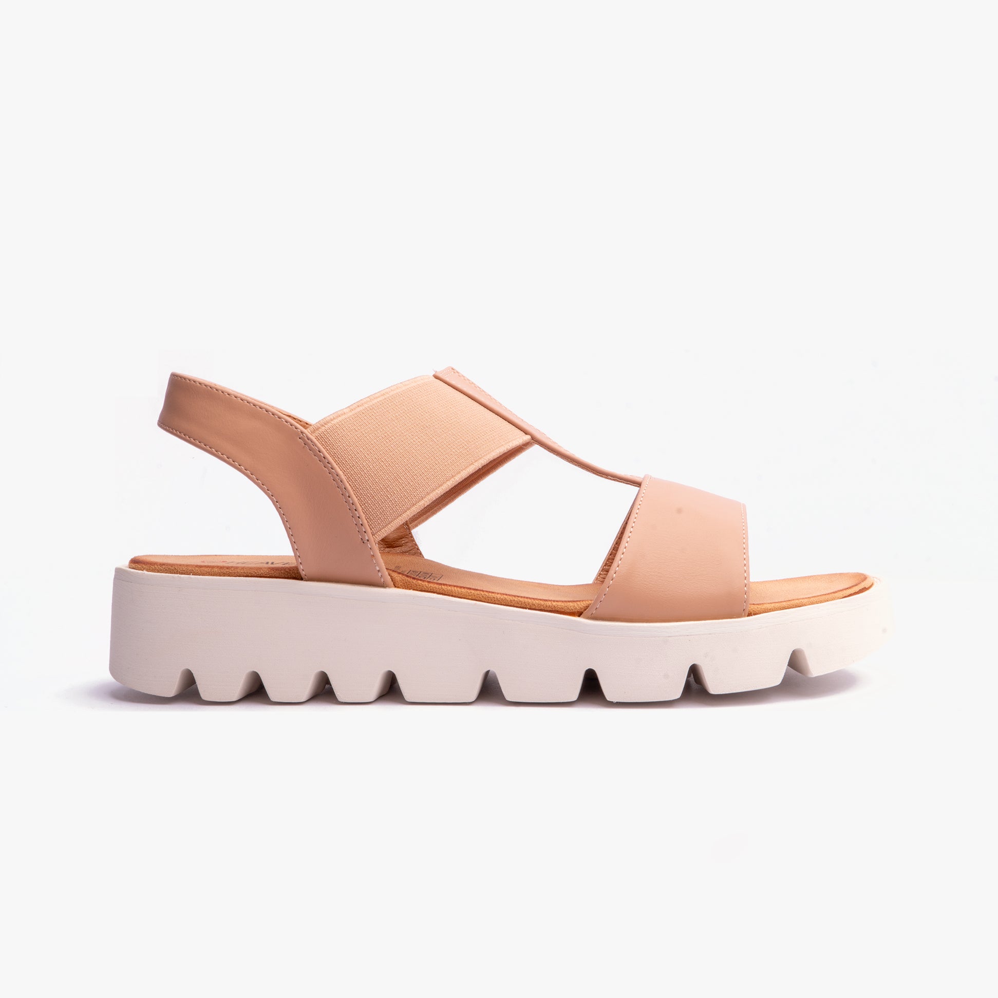 Heavenly Feet RITZ Womens Sandals Nude