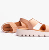 Heavenly Feet RITZ Womens Sandals Nude