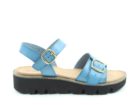 Heavenly Feet TRUDY Womens Sandals Blue