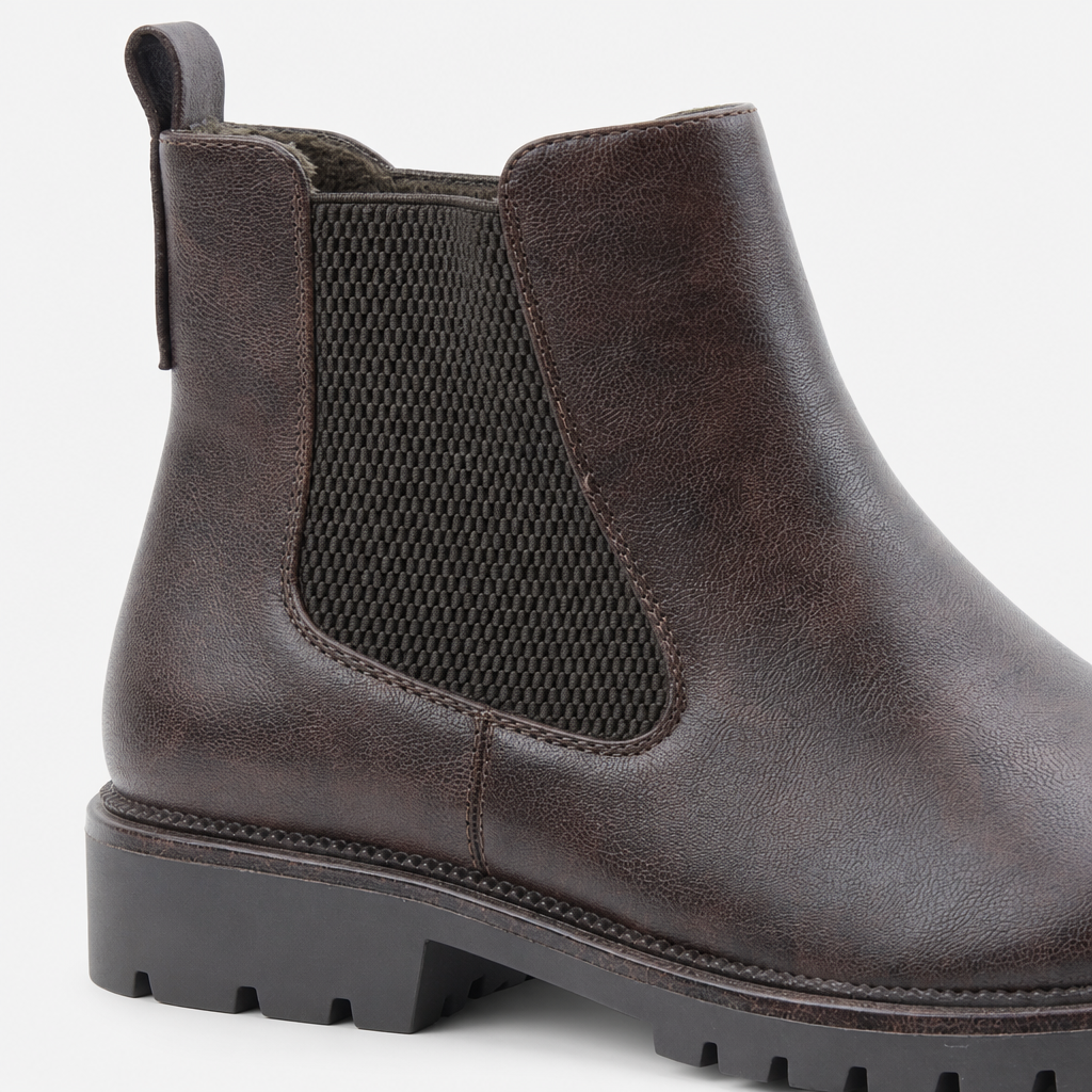 Heavenly Feet BALLY Womens Ankle Boots Chocolate