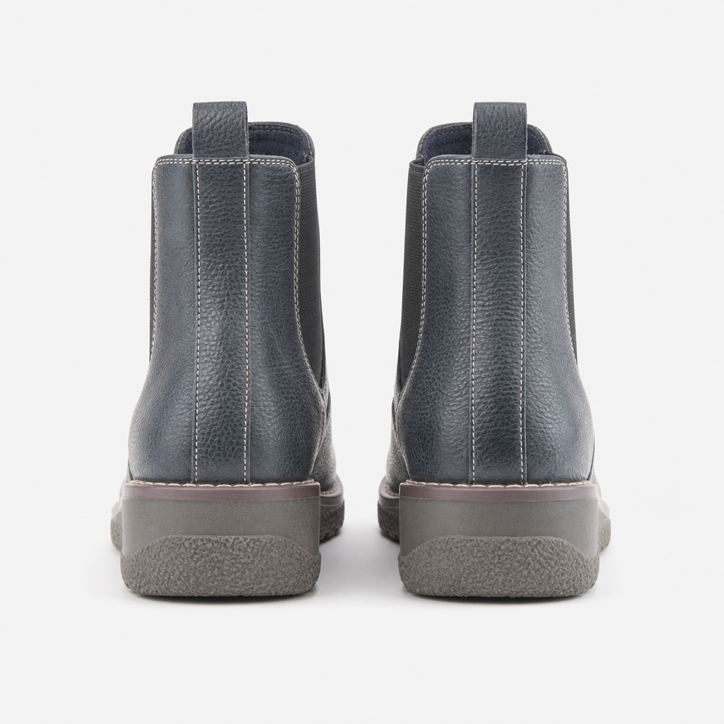 Heavenly Feet MOIRA Womens Ankle Boots Navy