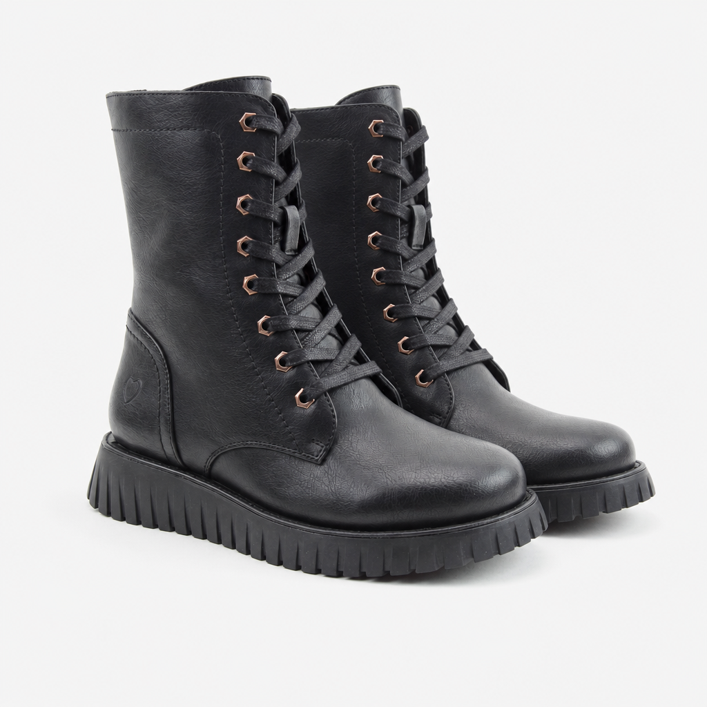 Heavenly Feet MARTINA5 Womens Ankle Boots Black