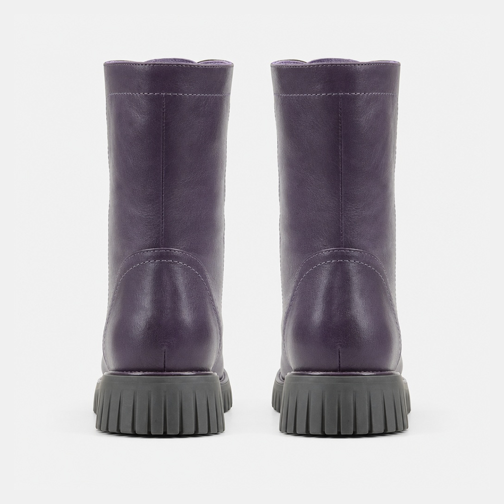 Heavenly Feet MARTINA5 Womens Ankle Boots Purple