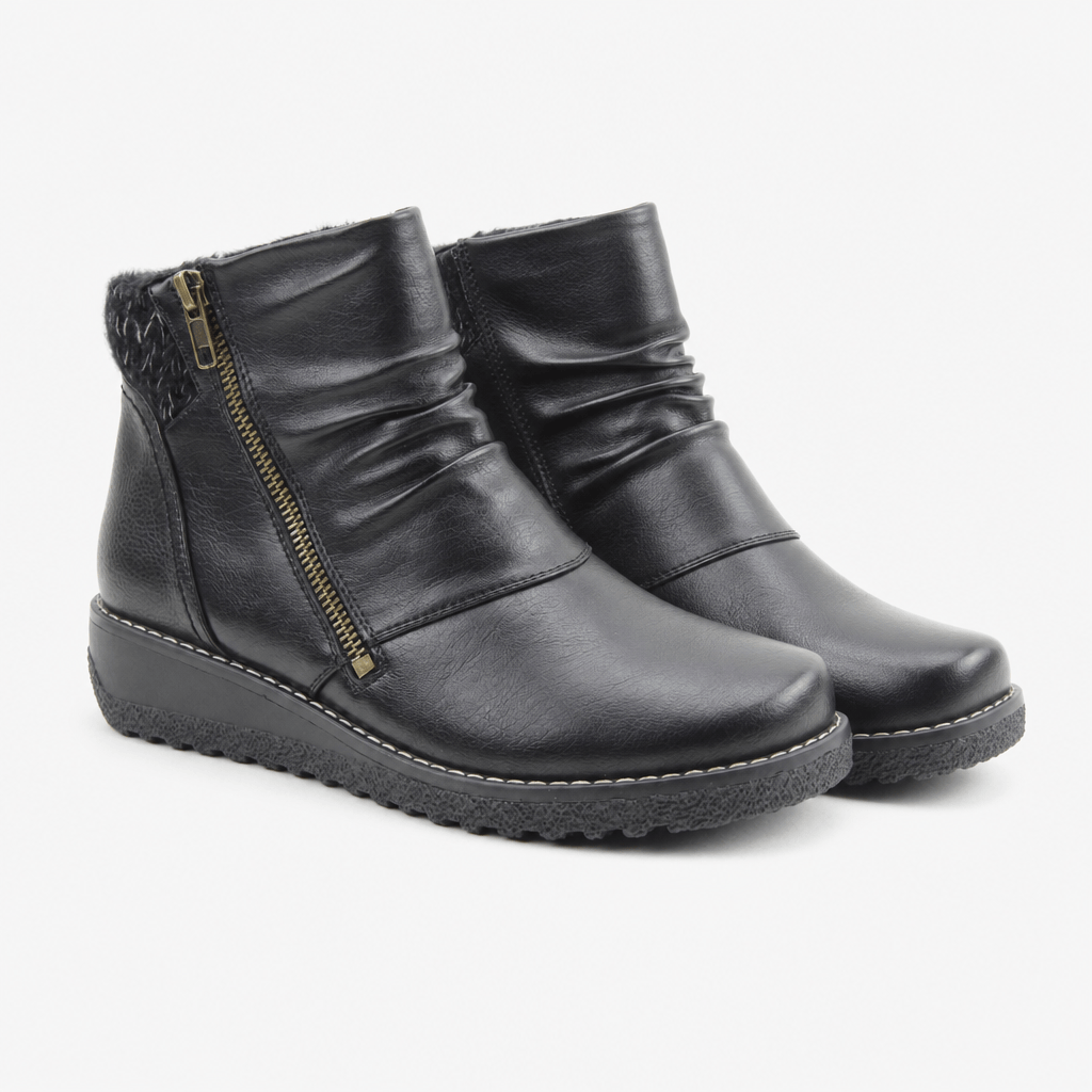 Heavenly Feet PERRY Womens Ankle Boots Black